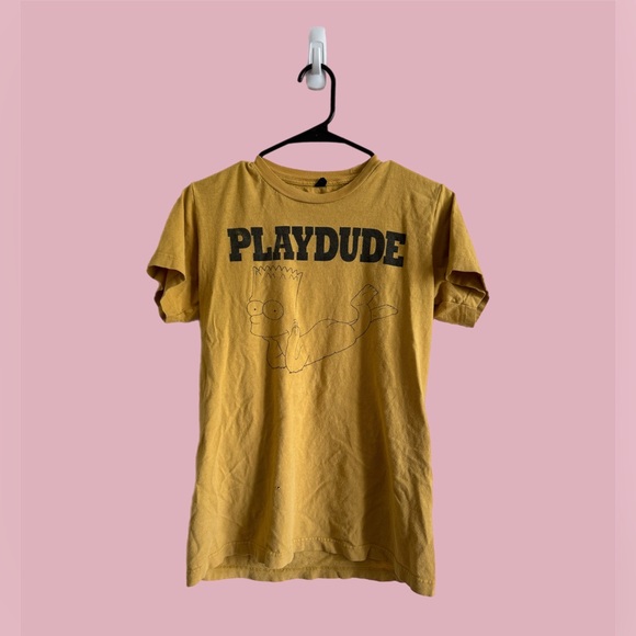 Bart Simpson Playdude T-Shirt Unisex - Picture 1 of 3